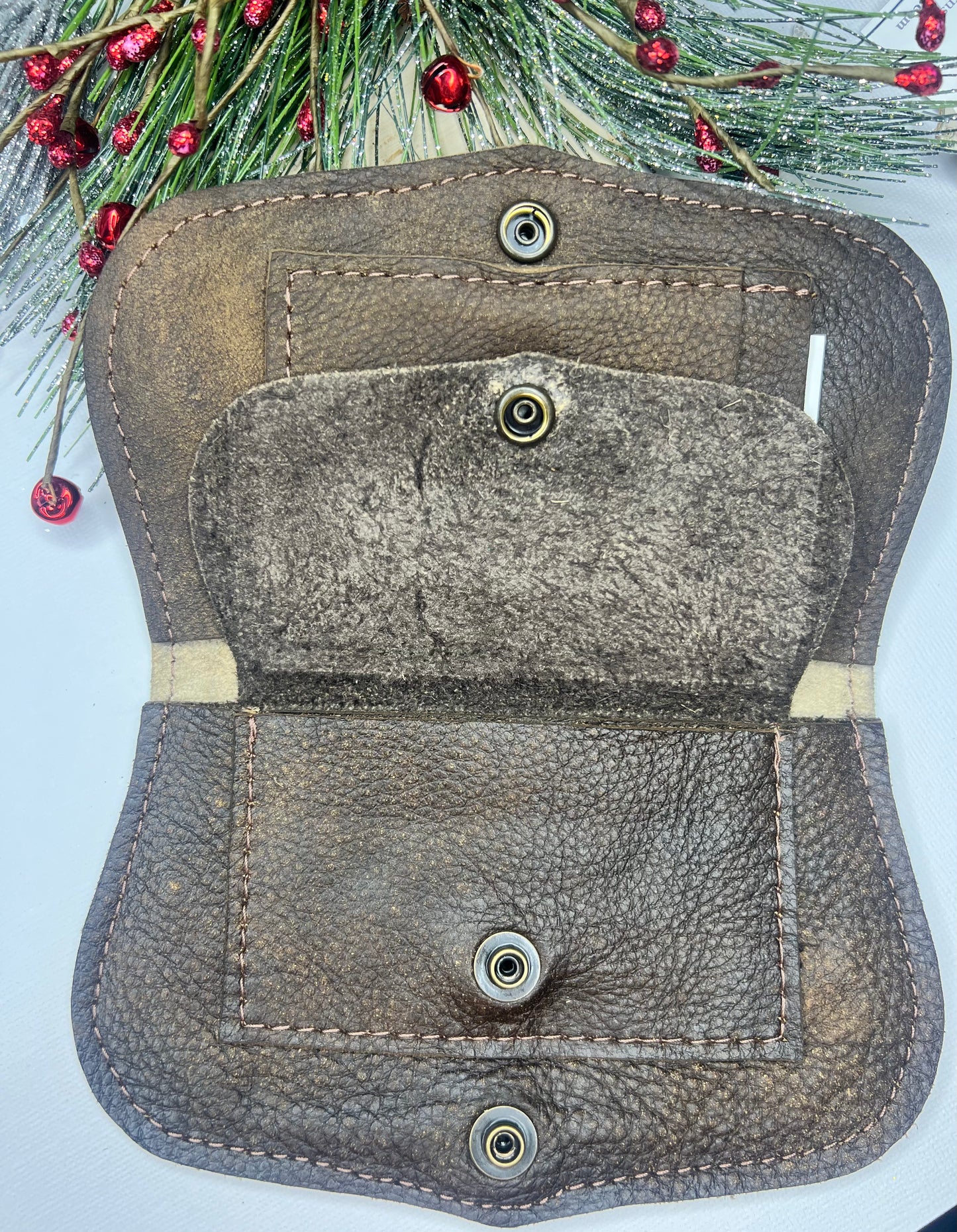 Upcycled LV Amanda Wallet