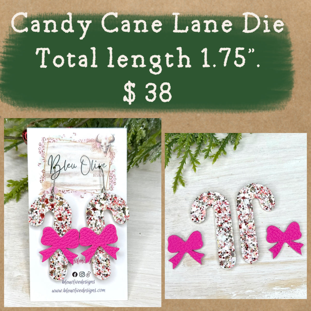 Candy Cane Lane Die