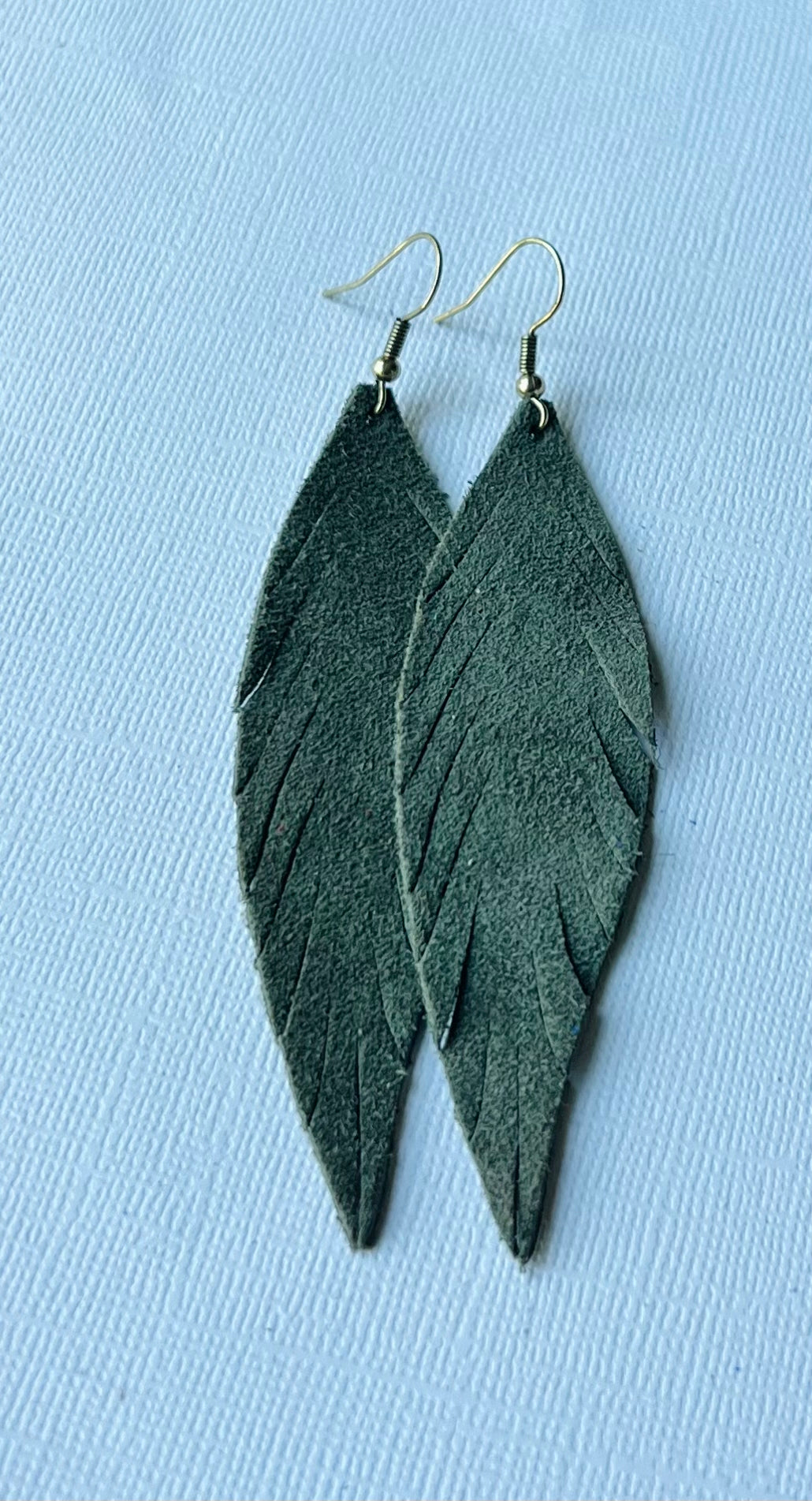 Birds of a Feather Suede Earrings