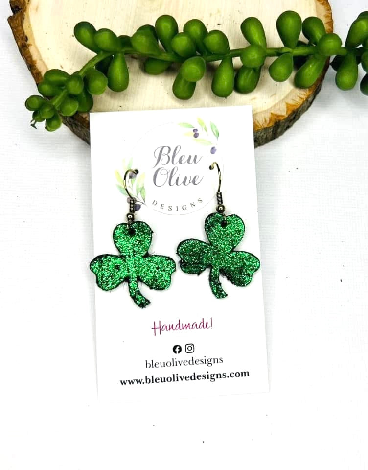 Lucky Charms Leather Earrings