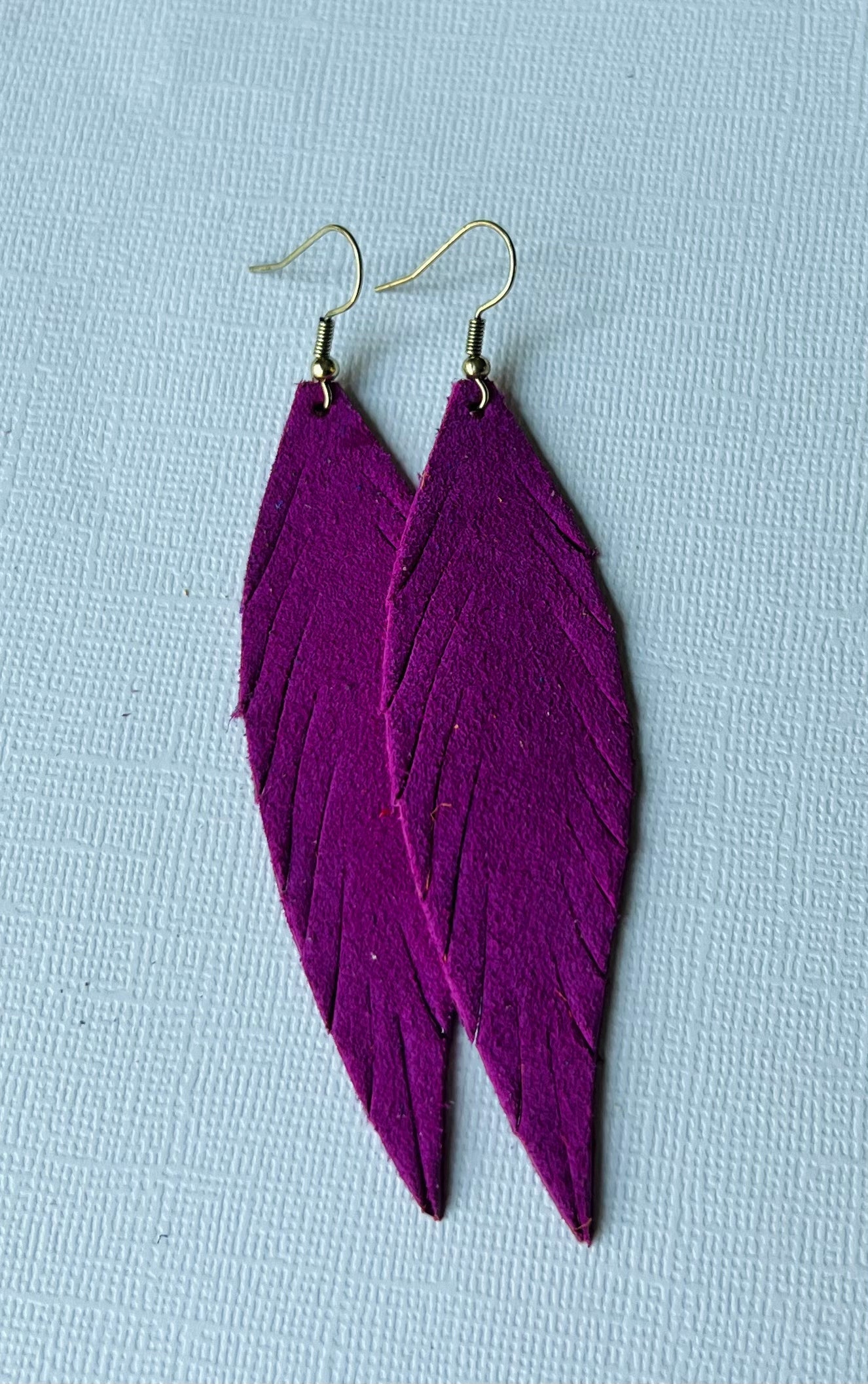 Birds of a Feather Suede Earrings