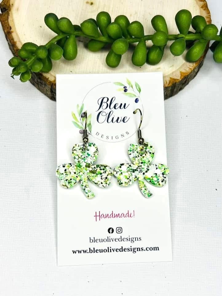 Lucky Charms Leather Earrings