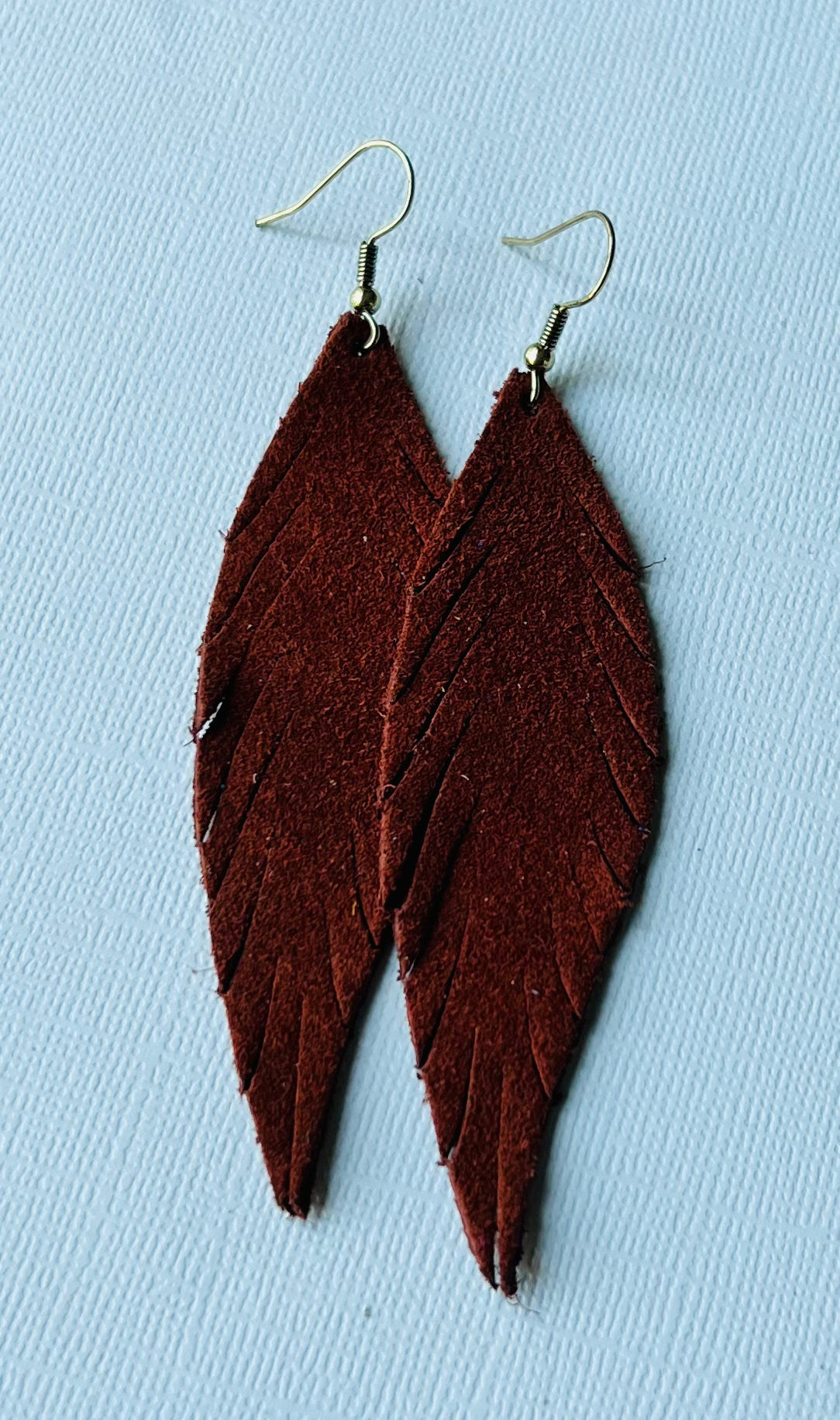 Birds of a Feather Suede Earrings