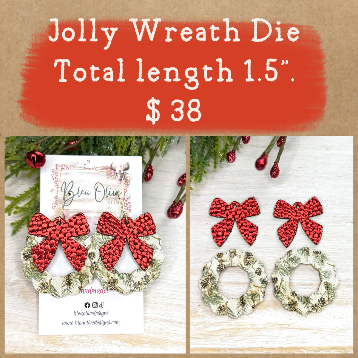 Jolly Wreath Die